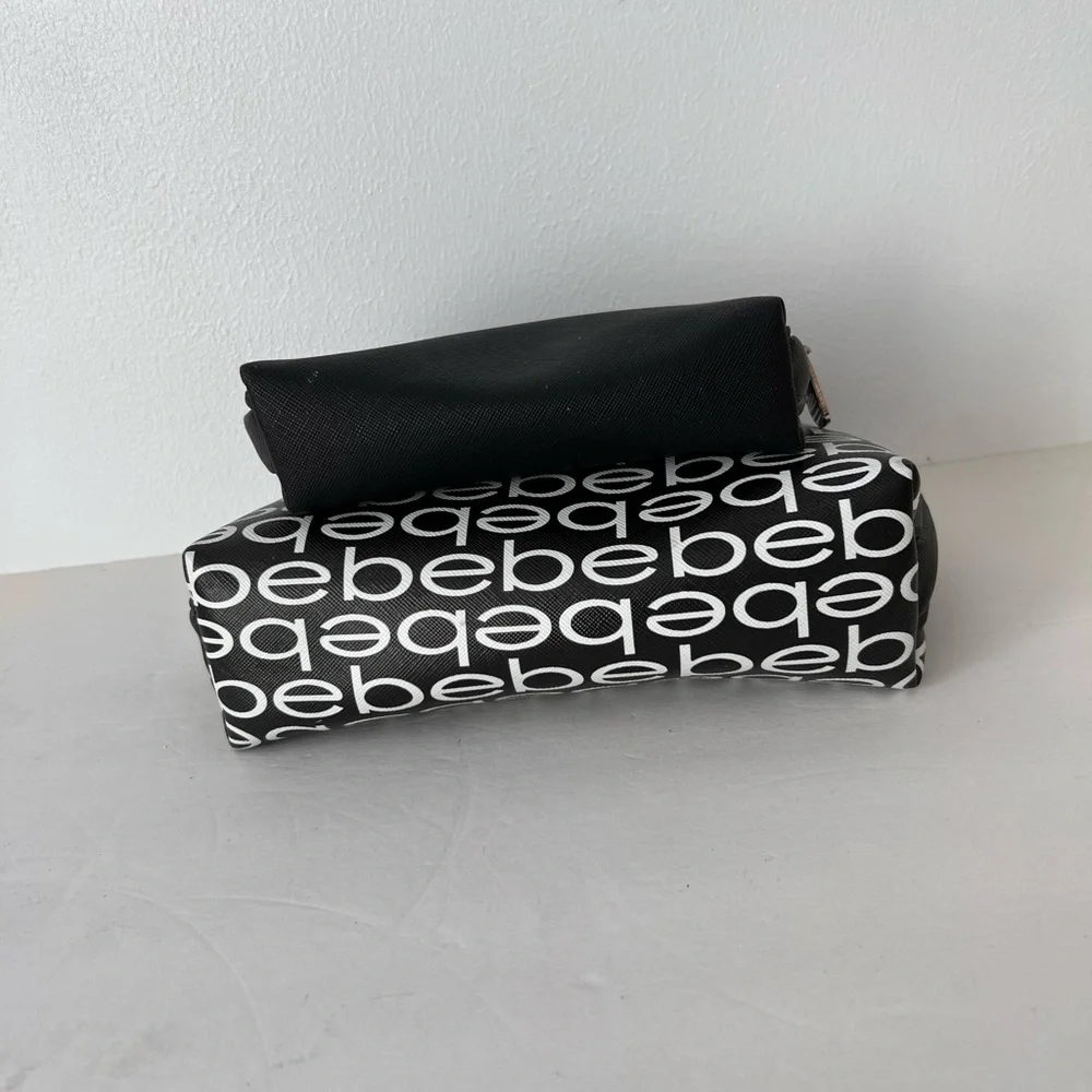 Bebe Monochrome Logo Cosmetic Bag Set